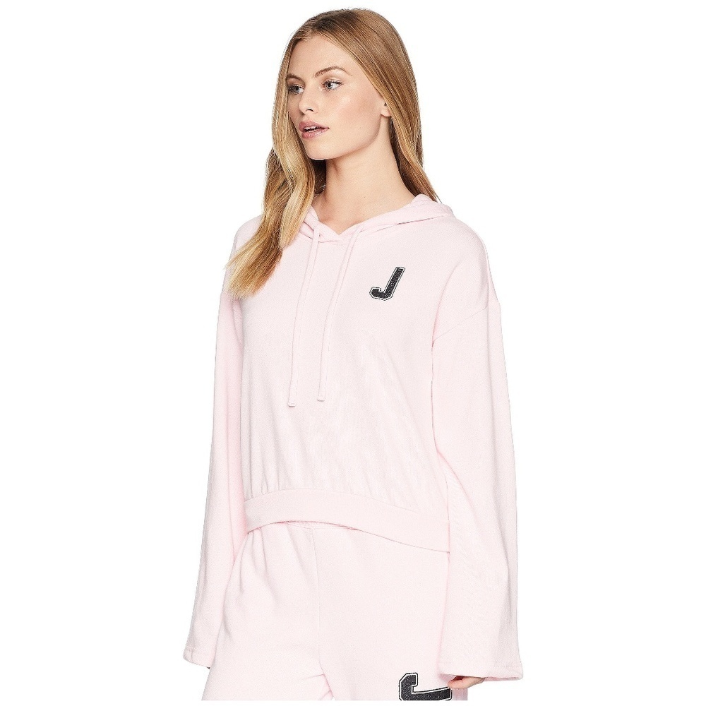 Juicy Couture Rose Glitter French Terry Hoodie XL